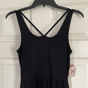 Kohl’s SO brand. Black maxi dress. Size XS